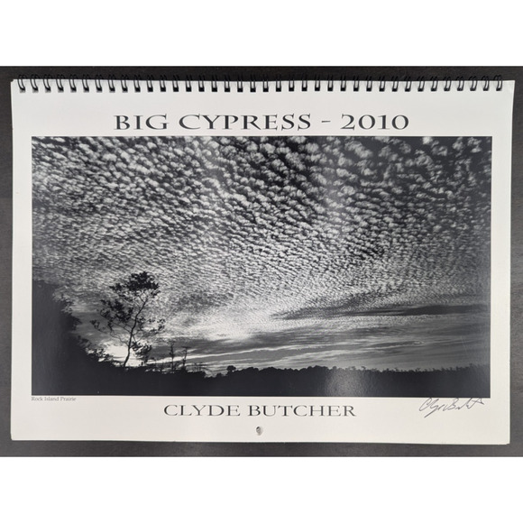 Clyde Butcher Photo Calendar 2010 Signed Big Cypress - Picture 1 of 5